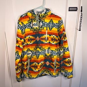Dravus Southwestern/Aztec Print hoodie